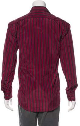 Paul Smith Silk-Blend Button-Up Shirt
