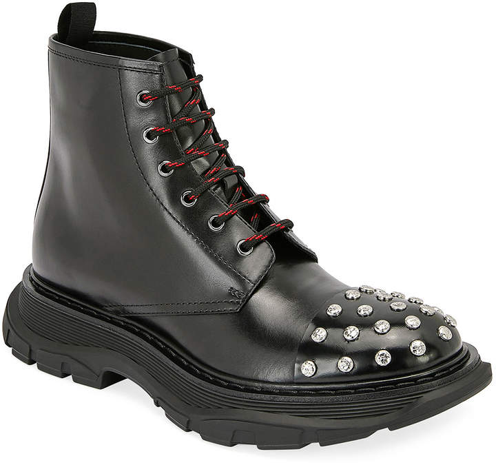 alexander mcqueen boots mens