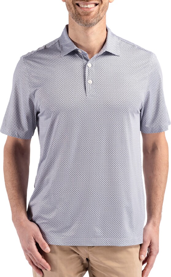 Pike Diamond Dot Print Polo