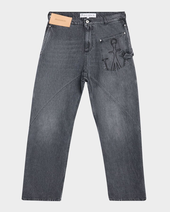 J.W.Anderson Men's Twisted Workwear Jeans