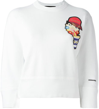 DSQUARED2 graphic sweatshirt - women - Cotton - S