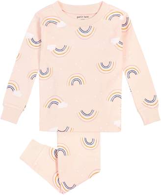 Petit Lem Baby's 2-Piece Rainbow Cotton Pyjama Top Pants Set