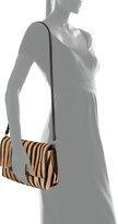 Thumbnail for your product : Christian Louboutin Rougissime Tiger-Print Calf Hair Clutch Bag