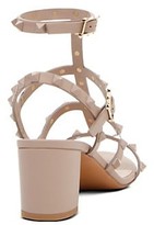 Thumbnail for your product : Valentino Garavani Rockstud Tonal Leather Cage Sandals