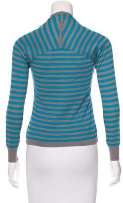 Hussein Chalayan Striped Scoop Neck Sweater