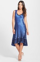 Thumbnail for your product : Komarov Embellished Tiered A-Line Dress & Jacket