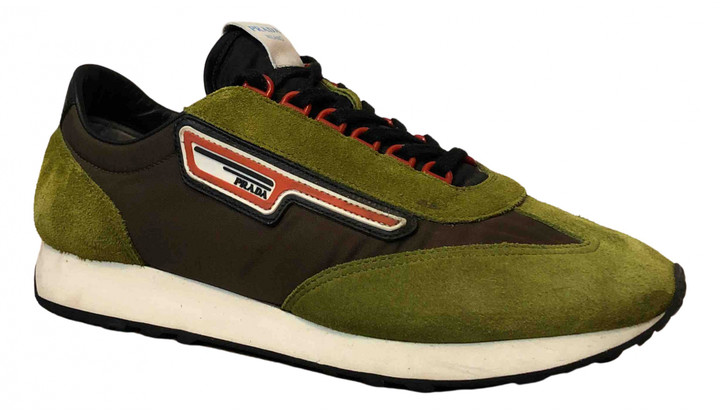 green prada sneakers