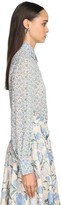 Thumbnail for your product : Luisa Beccaria Floral Print Viscose Crepe Shirt
