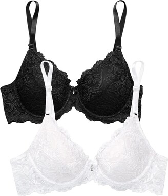 Smart & Sexy Womens Signature Lace Unlined Underwire Bra : :  Clothing, Shoes & Accessories