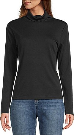 L.L. Bean Pima Cotton Long Sleeve Knit Turtleneck
