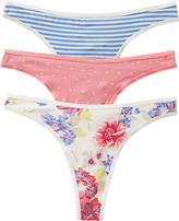 Thumbnail for your product : Old Navy Women's Jersey Thong 3-Packs