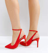 Thumbnail for your product : Faith Wide Fit Canyon Red Heeled Shoes
