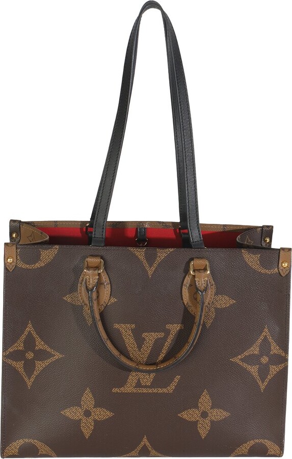 Louis Vuitton Brown Reverse Monogram Canvas Giant Onthego Mm (Authentic Pre-Loved)