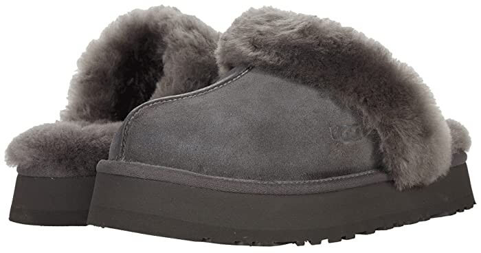gray ugg slippers