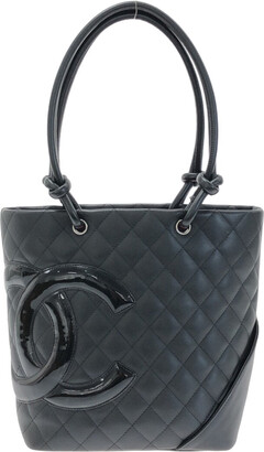 chanel large tote black