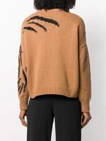 Thumbnail for your product : Alysi embroidered detail jumper
