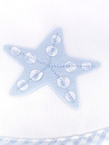 Thumbnail for your product : Il Gufo Starfish Embroidered Bib