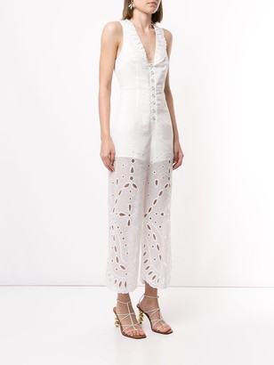 Alice McCall Moonchild sleeveless cut-out lace jumpsuit