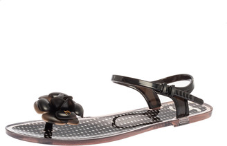 jelly ankle strap sandals