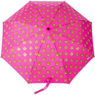Moschino bear print umbrella - unisex - Polyester - One Size