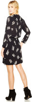 Thumbnail for your product : Lucky Brand Long-Sleeve Point-Collar Printed Shirtdress