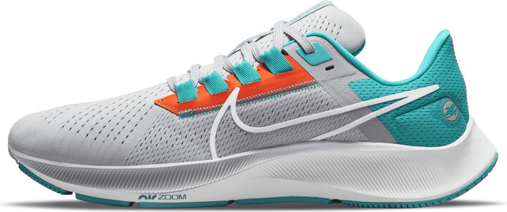 Nike Men's Air Zoom Pegasus 38 (NFL Miami Dolphins) Running Shoes in Grey -  ShopStyle Performance Sneakers