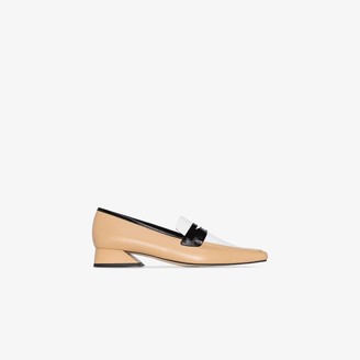 YUUL YIE Camel Ivy 30 colour block loafers