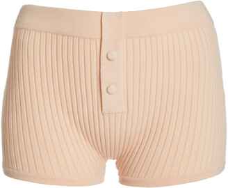 Live The Process Boy Shorts in Pink Womens Clothing Shorts Mini shorts 