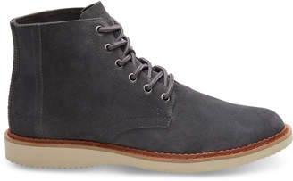 Toms Forged Iron Grey Suede Men's Porter Boots