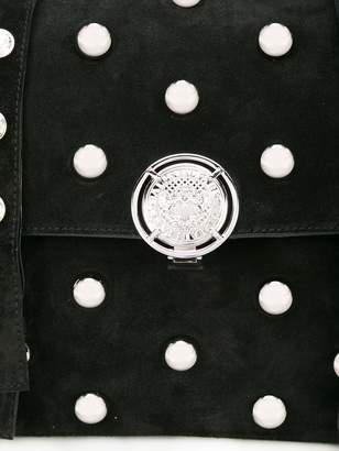 Balmain foldover studded shoulder bag