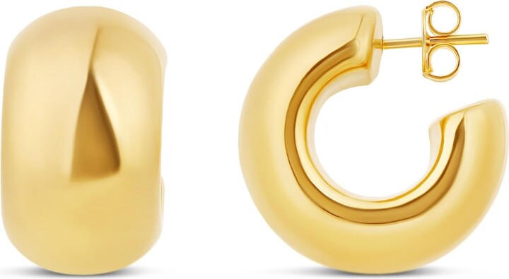 SHYMI Curved Chunky Hoops - Gold
