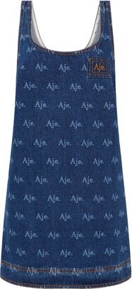 【Aje.】Ratio Logo Denim Mini Dress Ratio Logo Denim Mini Dress | Logo Wash | Aje – Aje ROW