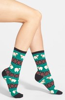 Thumbnail for your product : Hot Sox 'Polar Bears' Crew Socks