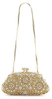 Thumbnail for your product : Kate Landry Floral Crystal Frame Clutch