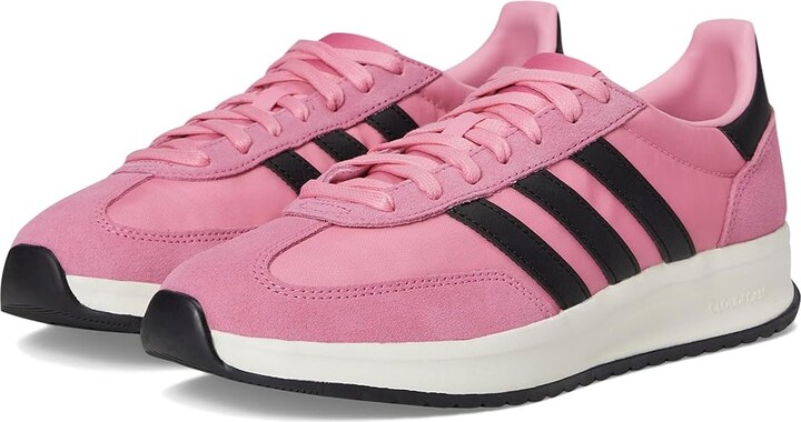 adidas Running Run 70s 2.0 Women's Running Shoes Bliss Pink/Black/Pink Fusion : 8.5 C - Medium, Suede/Textile