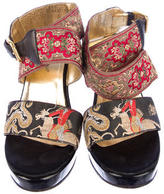 Thumbnail for your product : Dolce & Gabbana Jacquard Wedges
