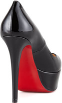 Thumbnail for your product : Christian Louboutin Bianca Patent Leather Platform Red Sole Pump