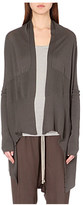 Thumbnail for your product : Rick Owens Draped knitted cardigan