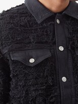 Thumbnail for your product : Alyx X Blackmeans Shredded-denim Jacket - Black