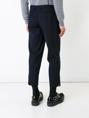 Kolor tapered cropped trousers