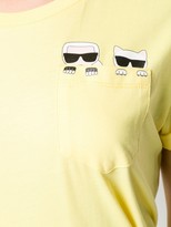 Thumbnail for your product : Karl Lagerfeld Paris Ikonk & Choupette pocket T-shirt