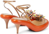 Thumbnail for your product : Dries Van Noten Embellished leather sandals