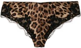 Thumbnail for your product : Dolce & Gabbana Leopard Print Briefs