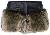 Chanel Vintage Faux Fur Shorts 