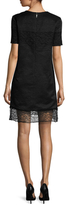 Thumbnail for your product : Prabal Gurung Alabaster and Obsidian Textured Cotton Shift Dress