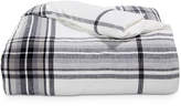 Thumbnail for your product : Hotel Collection CLOSEOUT! Linen Plaid King Duvet Cover, Created for Macy's