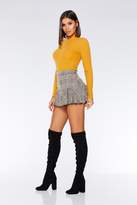Thumbnail for your product : Quiz Mustard Rib Turtleneck Long Sleeve Top