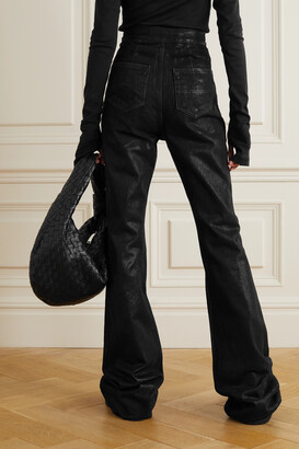 Rick Owens DRKSHDW coating bolan bootcut