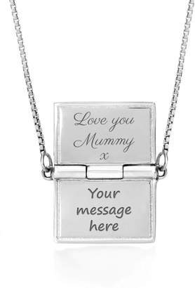 John Greed Love you Mummy x" Engraved Necklace