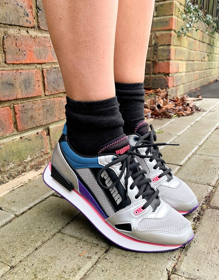 mile rider metallic women's sneakers